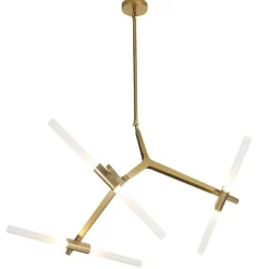 Lampa wisząca STICKS-6 złota