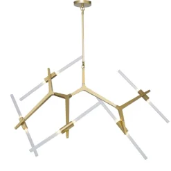 Lampa wisząca STICKS-6 złota