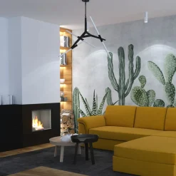 Lampa wisząca STICKS-6 złota