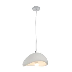 Lampa wisząca STONE biała 30 cm