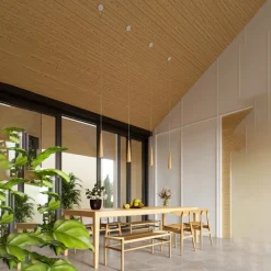 Lampa wisząca SULA 3P naturalne drewno