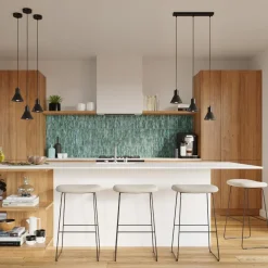 Lampa wisząca TALEJA 3 czarna [E27]