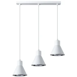 Lampa wisząca TAZILA 3 biała [ES111]