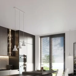 Lampa wisząca TAZILA 3 biała [ES111]