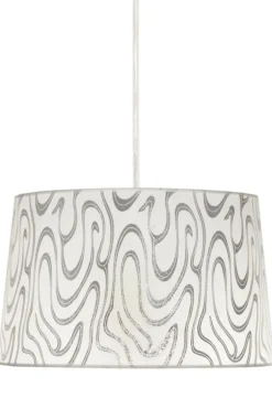 Lampa wisząca Tiger 40 1x60W E27  biało-srebrny