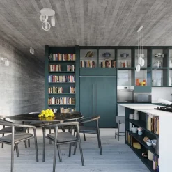 Lampa wisząca TITRAN 1 biała