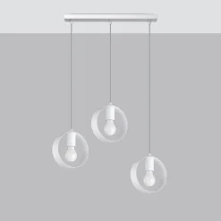 Lampa wisząca TITRAN 3 biała