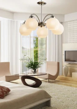 Lampa wisząca Tobago 5x60W E27 satyna