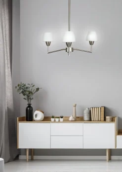 Lampa wisząca Togo 3x40W G9 nikiel mat