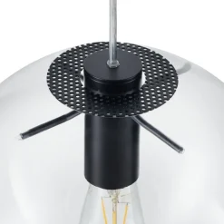 Lampa wisząca TONDA czarna 40 cm