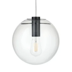 Lampa wisząca TONDA czarna 25 cm