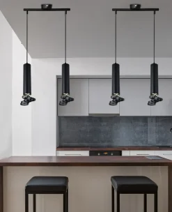 Lampa wisząca Tuba 2x50W GU10 6/30  czarny