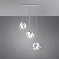 Lampa wisząca TULOS 3L biała