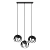 Lampa wisząca TULOS 3L czarna