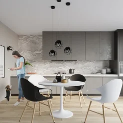 Lampa wisząca TULOS 3L czarna