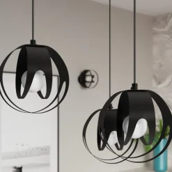 Lampa wisząca TULOS 3L czarna