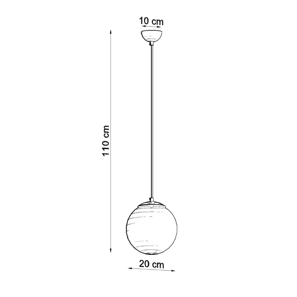 Lampa wisząca UGO 20 chrom