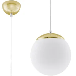 Lampa wisząca UGO 20 złota