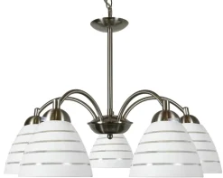 Lampa wisząca Uli 5x60W E27 satyna