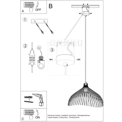 Lampa wisząca UMB biały