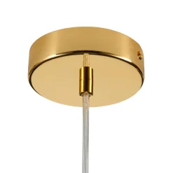 Lampa wisząca UNIVERSO marmurowo złota 18 cm