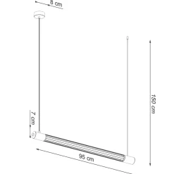 Lampa wisząca VALO czarne