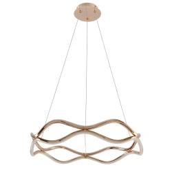 Lampa wisząca VAVE patynowy 28W LED  3000K maskownica biała