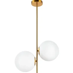Lampa wisząca VENUS-2 mosiądz 44 cm