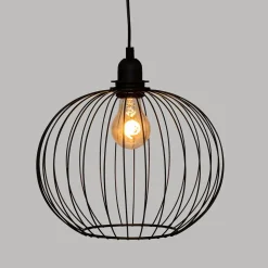 Lampa wisząca Victa czarna