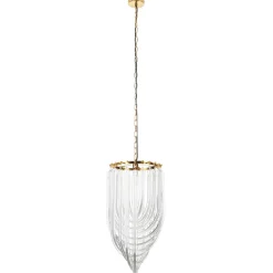 Lampa wisząca WAVE złota 60 cm
