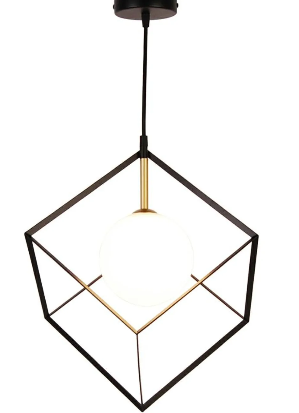 Lampa Wisząca Weert 200 czarny, złoty