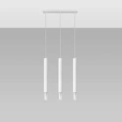 Lampa wisząca WEZYR 3 biała