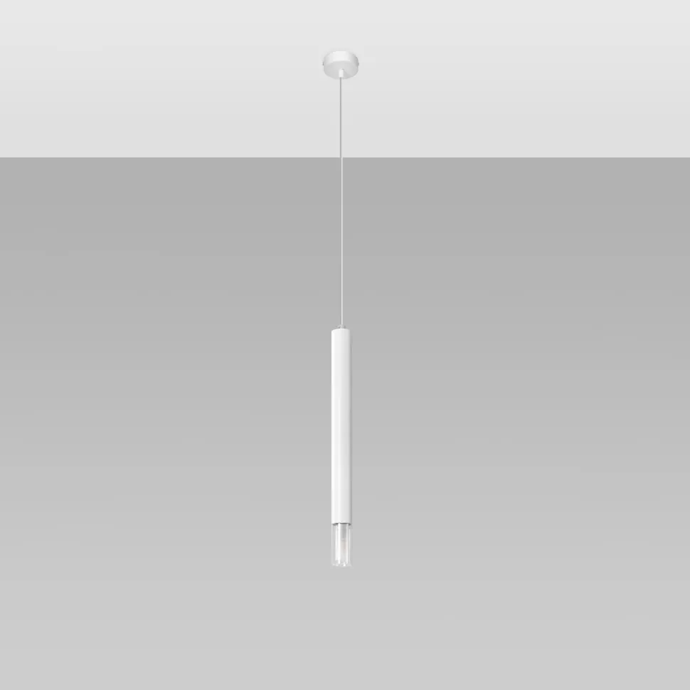 Lampa wisząca WEZYR 1 biała