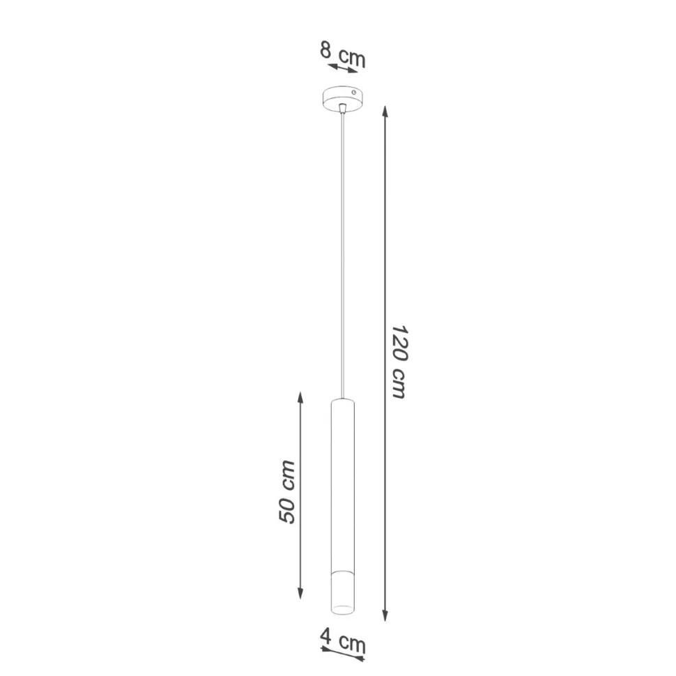 Lampa wisząca WEZYR 1 biała