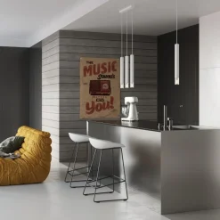 Lampa wisząca WEZYR 1 biała