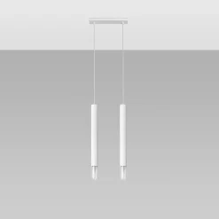 Lampa wisząca WEZYR 2 biała