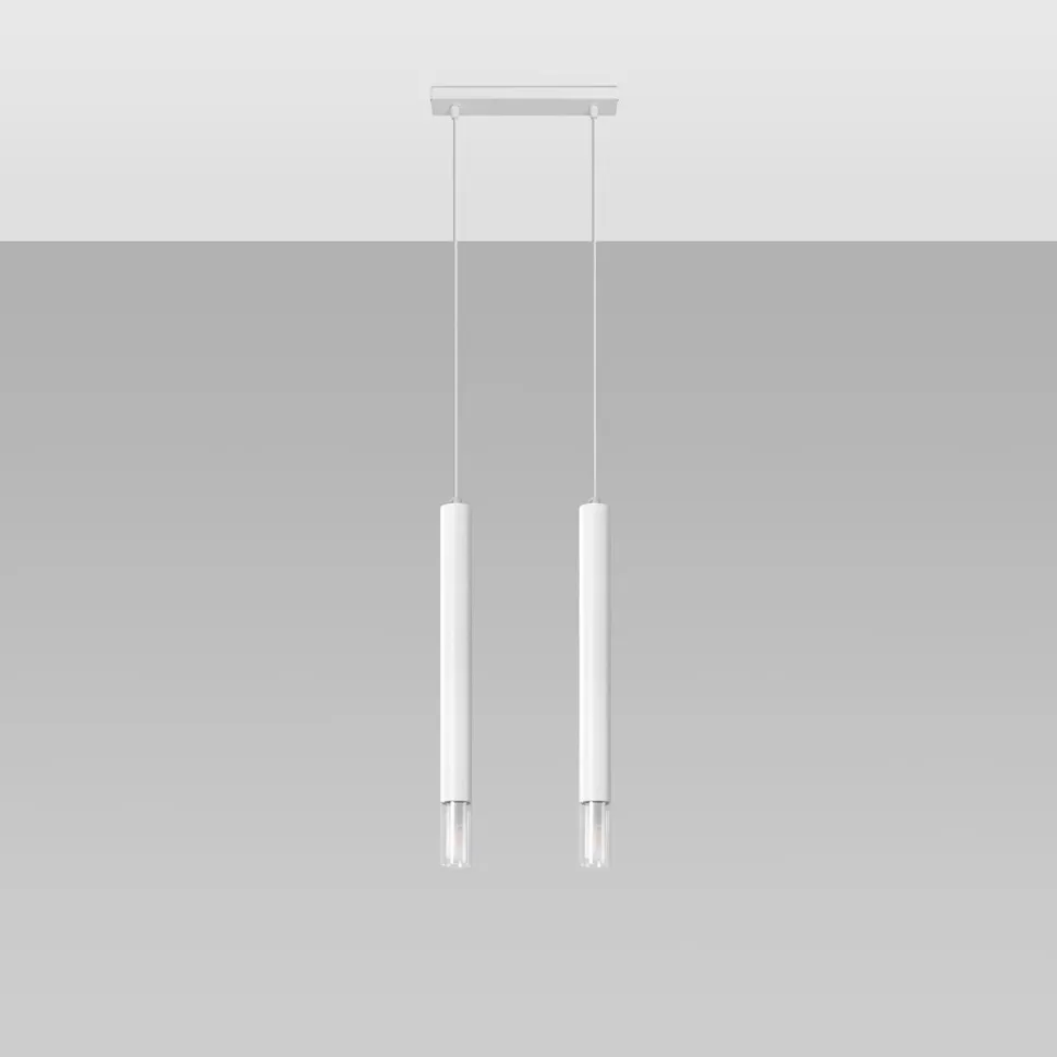 Lampa wisząca WEZYR 2 biała