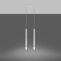 Lampa wisząca WEZYR 2 biała