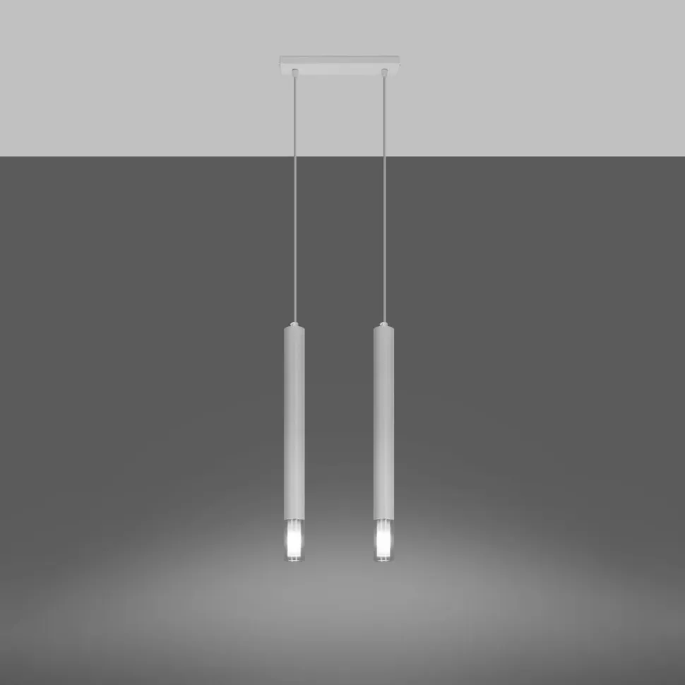 Lampa wisząca WEZYR 2 biała