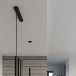 Lampa wisząca WEZYR 3 czarna