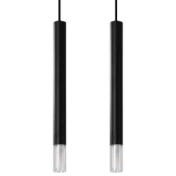 Lampa wisząca WEZYR 2 czarna