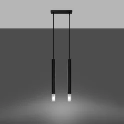 Lampa wisząca WEZYR 2 czarna