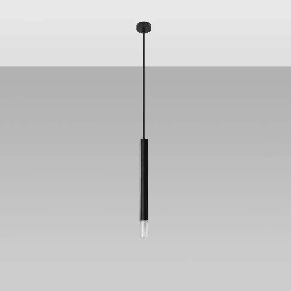 Lampa wisząca WEZYR 1 czarna