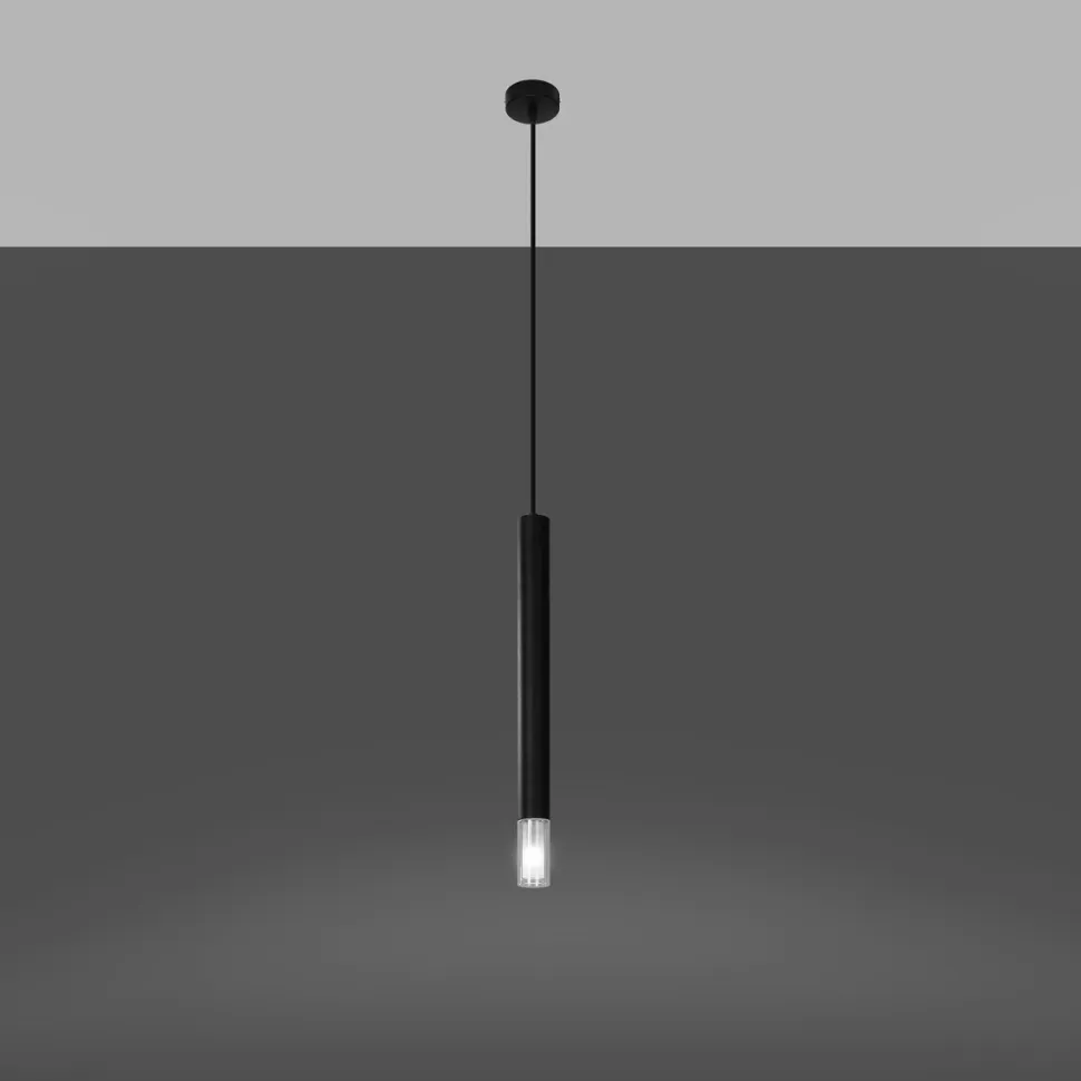 Lampa wisząca WEZYR 1 czarna