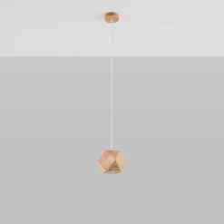 Lampa wisząca WOODY naturalne drewno