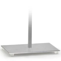 Lampka AMALFI abażur jasny różowy stelaż stal szczotkowana