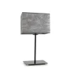 Lampka AMALFI abażur szary melanż stelaż czarny