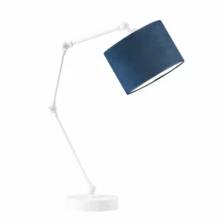 Lampka ASMARA VELUR biała morska