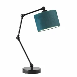 Lampka ASMARA VELUR czarna zieleń butelk