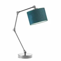 Lampka ASMARA VELUR srebrna zieleń butel